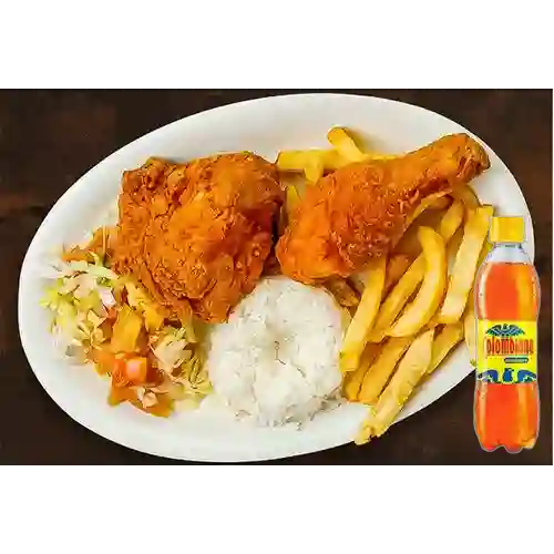 Combo Bandeja de Pollo Pechuga + Colombiana 250 ml