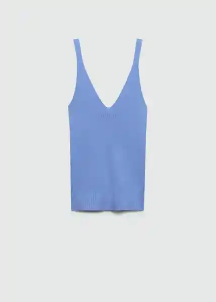 Top Gymnasti Celeste Talla XS Mujer Mango