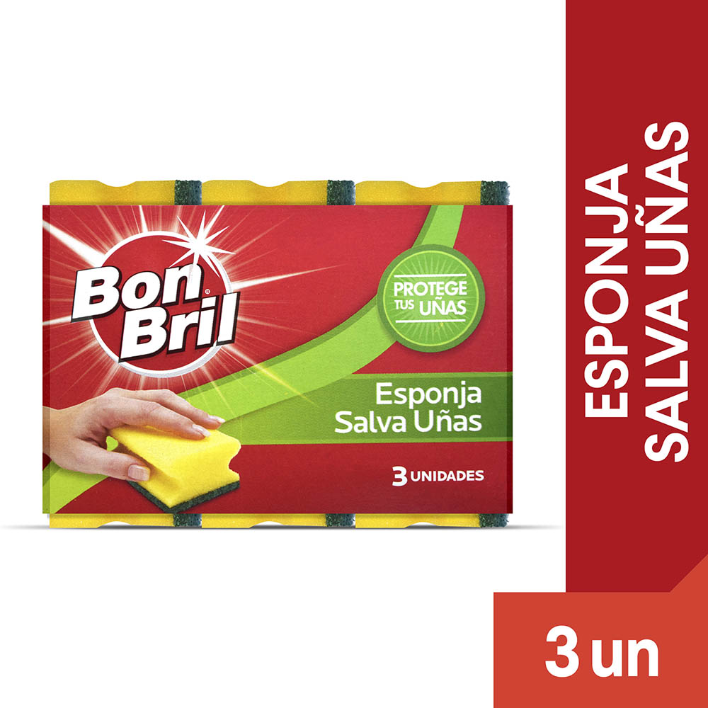 Esponja Salva Uñas Bon Bril 3 un