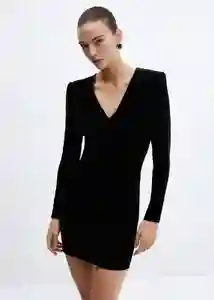 Vestido Xvikypic Negro Talla M Mujer Mango