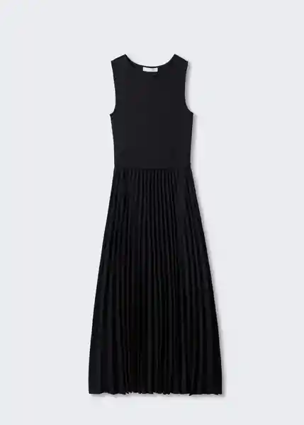 Vestido Caldera-A Negro Talla S Mujer Mango