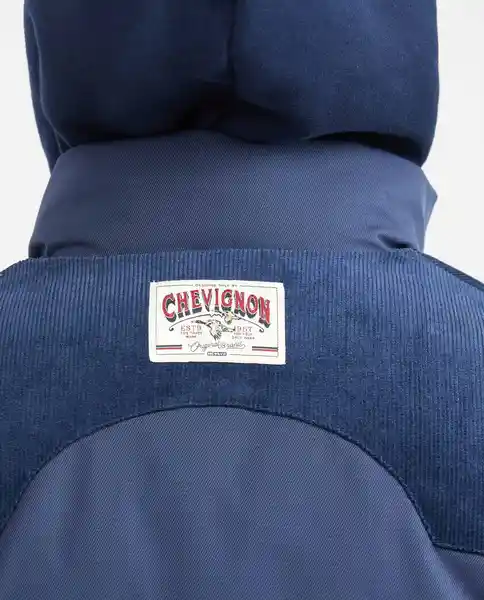 Chaleco Double Side Azul Medianoche Ultra Oscuro M Chevignon