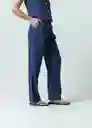 Pantalón Renata Azul Anochecer Ultra Oscuro T 4 532G304 Naf Naf