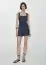 Enterizo Mono Birkin Marino Talla S Mujer Mango