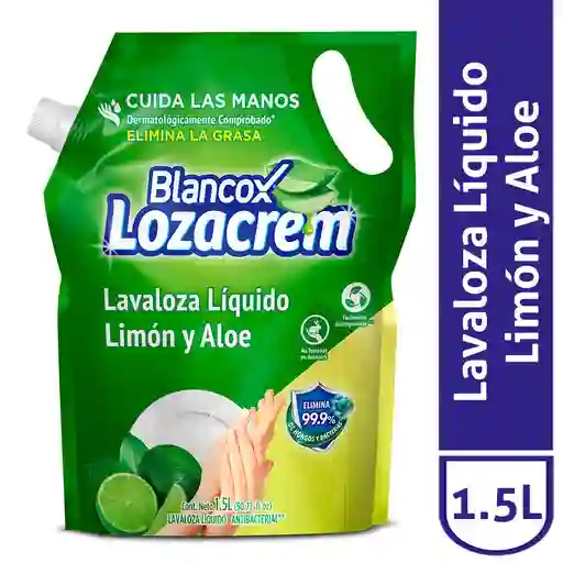 Blancox Lavaloza Líquido Lozacrem con Limón y Aloe