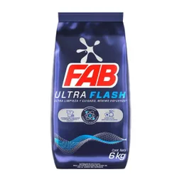 Fab Detergente Ultra Flash Polvo