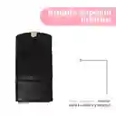 Cartera Para Mujer Con Hebilla Dorada Negro Serie Miniso