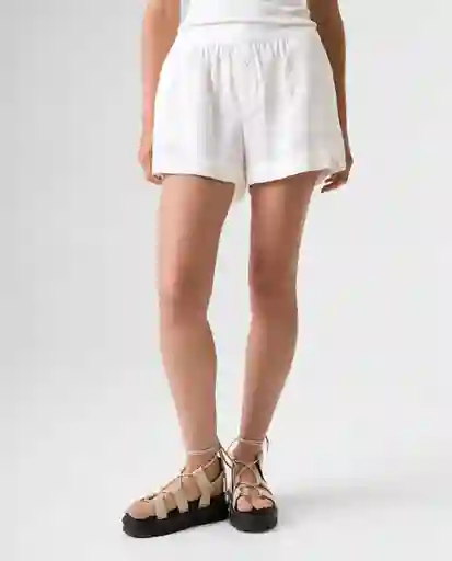 Short Mujer Crudo Talla 10 652G003_CRU110606 Americanino