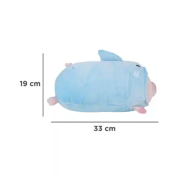 Peluche 13In Gigi Con Disfraz de Tiburón Mini Family Miniso