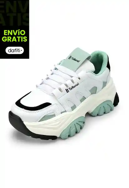 Tenis Dama Blanco Talla 39 5017 Tellenzi