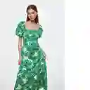 Vestido Margi Verde Talla S Mujer Mango