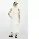 Vestido Morgali Off White Talla L Mujer Mango