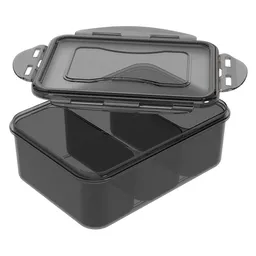 Novedades Plasticas Hermético Rectangular Keep go Humo 1.15 L