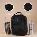 Maleta Escolar Rectangular Con Asa Negro Serie Miniso