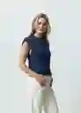 Chaleco Tejido Mujer Azul Anochecer Ultra Oscuro Talla S 582G011 Naf Naf
