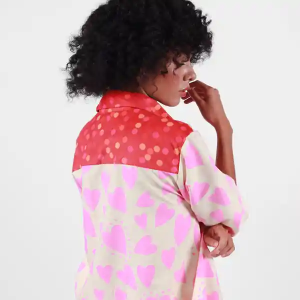 Camisa Corazones by Sacré Multicolor Talla XS/S 582018