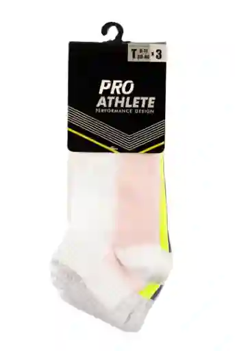 Pro Athlete Medias Deportivas 3/4 Mujer Blanca 9-11 PROW1-100