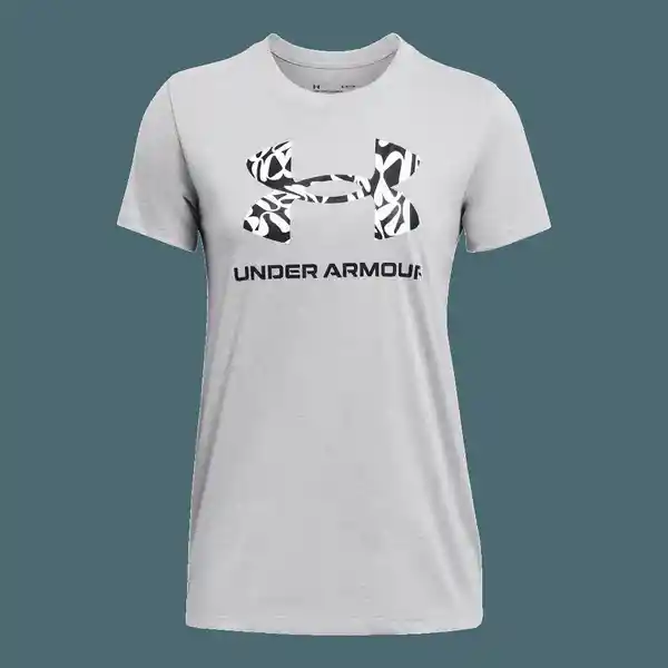 Under Armour Camiseta W Sportstyle Logo Gris T. MD 1356305-023