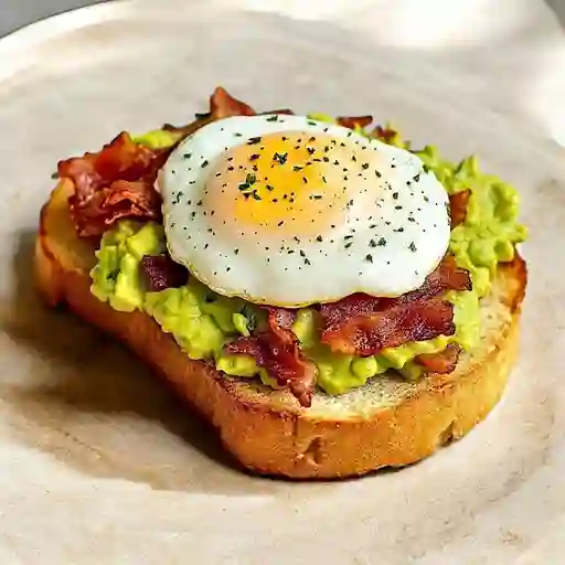 Bruschetta Huevo Y Tocineta