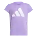 Adidas Camiseta Tee 160 Manga Corta Lifestyle Mujer Morado T M