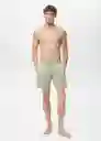 Short Seer Verde Pastel Talla XS Hombre Mango