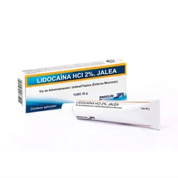 Proclin Jalea Uretral Tópica Externa Mucosa Lidocaína Hci (2%)