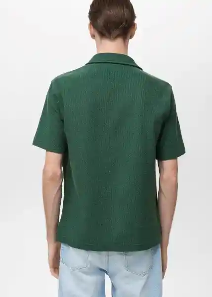 Camiseta Polo Xavi Botella Talla L Hombre Mango