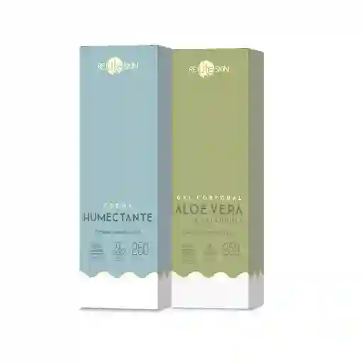 Relife Skin Pack Crema Humectante + Gel Corporal Aloe Vera