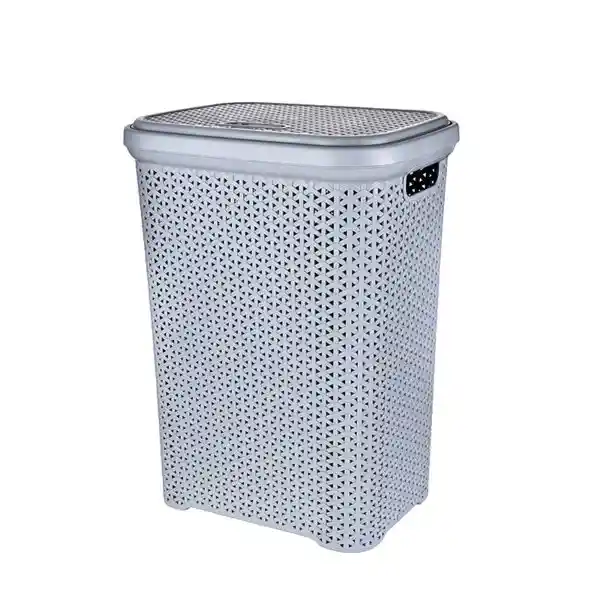 Krea Hamper Rattan Gris Tt 55 L