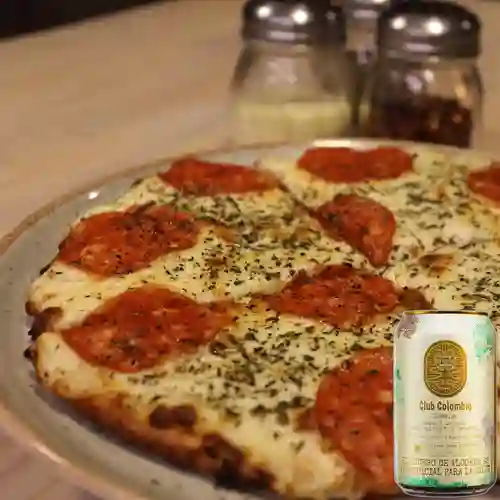 Combo Pepperoni + Club Colombia Dorada 330 ml