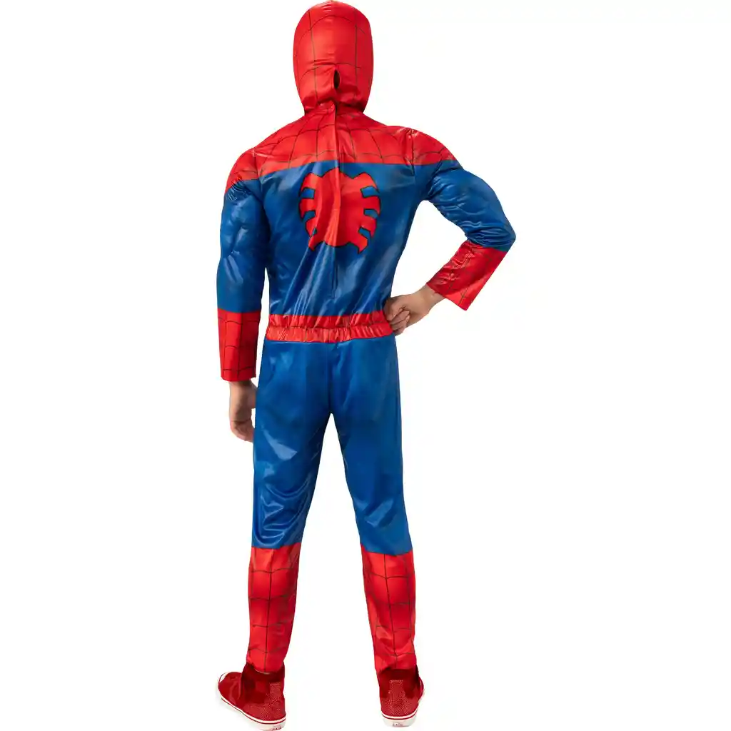 Disfraz Hombre Araña Original Importado Spiderman Talla L (12-14)