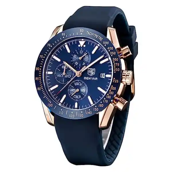 Reloj Hombre Azul BY-5140 BY-51400211 Benyar