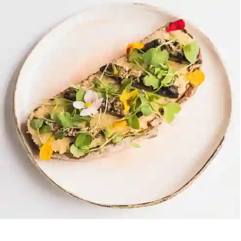 Tostada Hummus