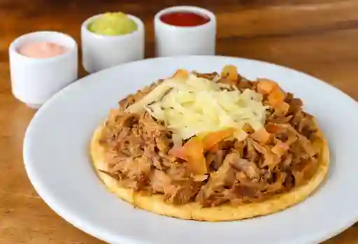 Arepa con Carne