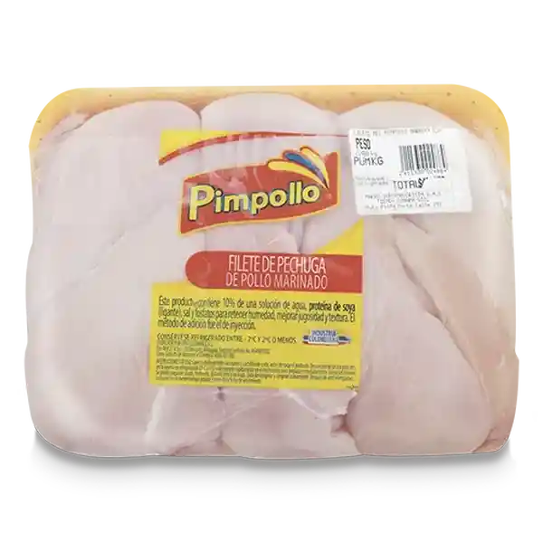 Pimpollo Filete Pechuga Marinado Refrigerado Granel