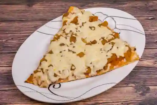Porción pizza hawaiana