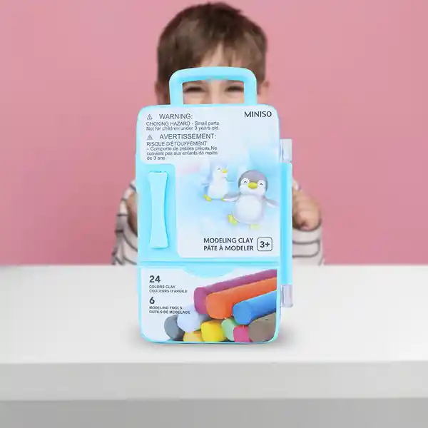 Plastilina Colores Azul Miniso