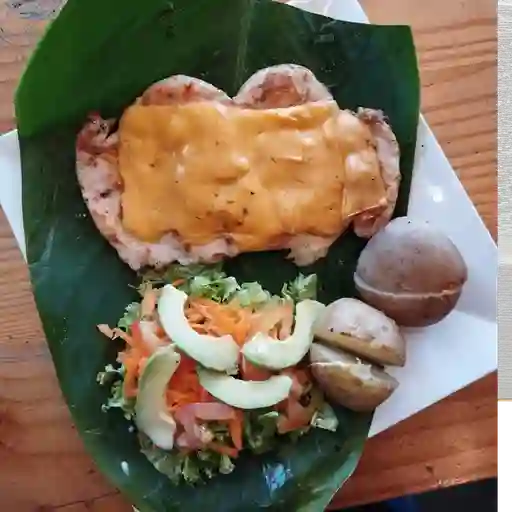 Pechuga con queso cheddar