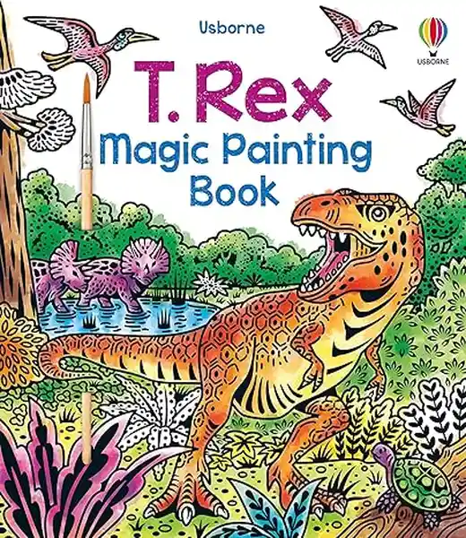 T.Rex Magic Painting Book Con Pincel - Equipo Editorial