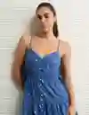 Vestido Mujer Azul Talla Medium 8677421 American Eagle