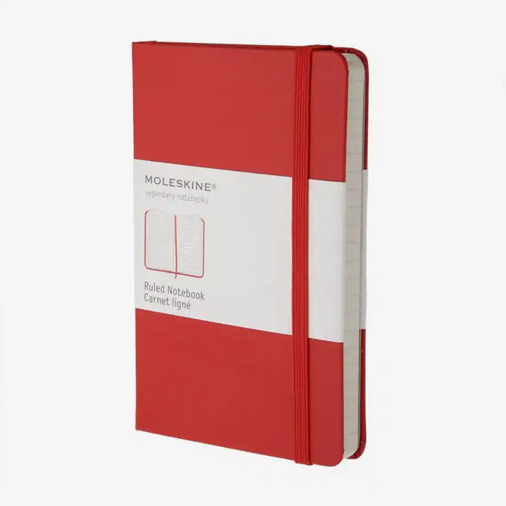 Inkanta Cuaderno Pequeño Rayas Roja Hc