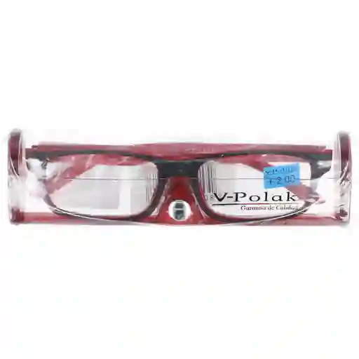 V-Polak Gafas de Lectura Brightlook 2.0+ Rojo Ref Vp16-14