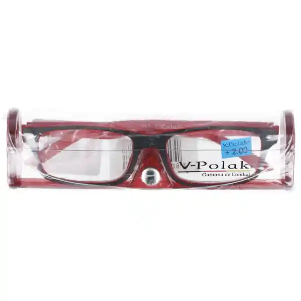 V-Polak Gafas de Lectura Brightlook 2.0+ Rojo Ref Vp16-14