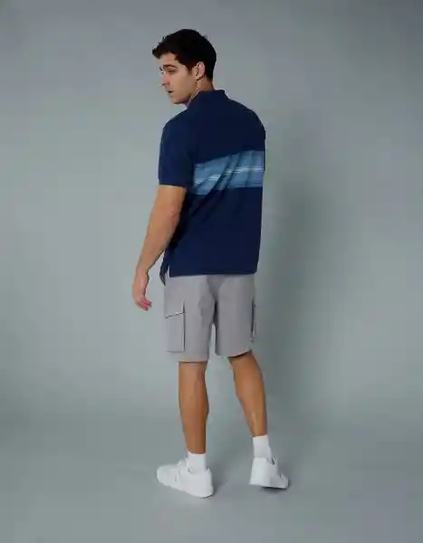 Camiseta Polo Hombre Azul Talla: X-LARGE 4395410 American Eagle