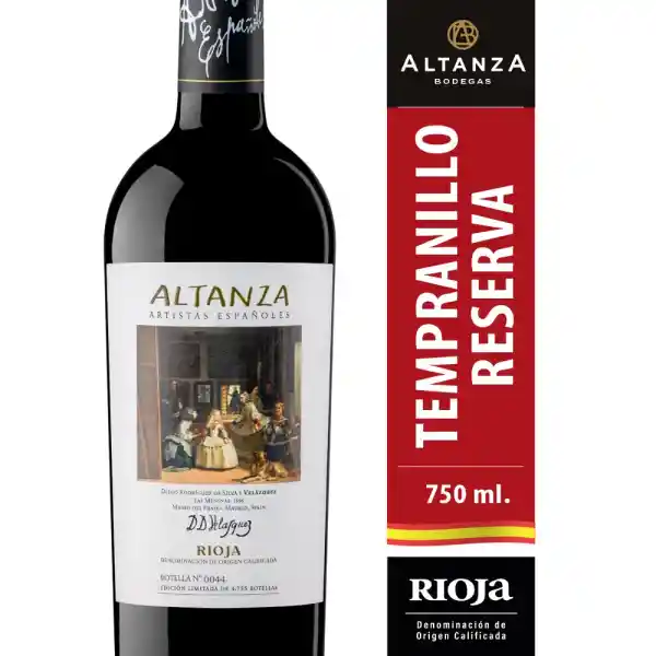 Le Altanza Vino Tempranillo Artistas Españoles J. Sorolla