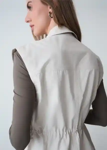 Chaqueta Mujer Crudo Ballueca Claro Talla L Naf Naf