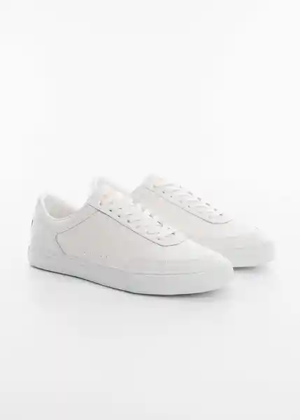 Tenis Deportivos Eda Blanco Talla 41 Hombre Mango