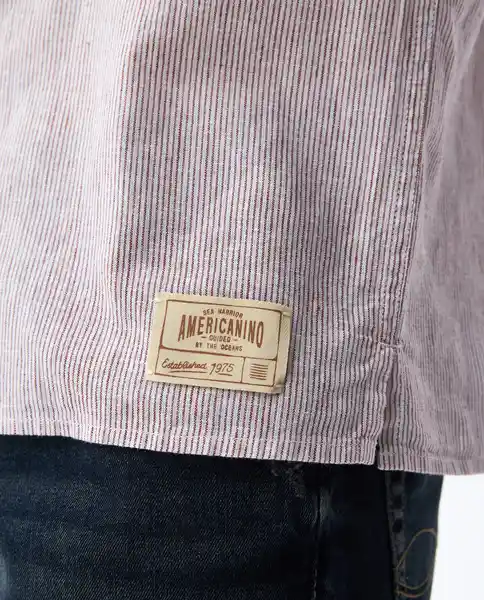 Camisa Hombre Café Talla M 811G502_CAF191334 Americanino