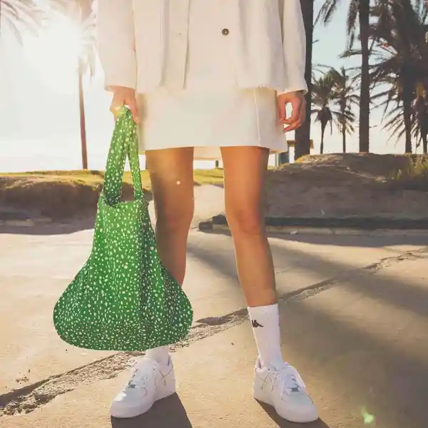 Notabag Bolsa Plegable Verde Sprinkle