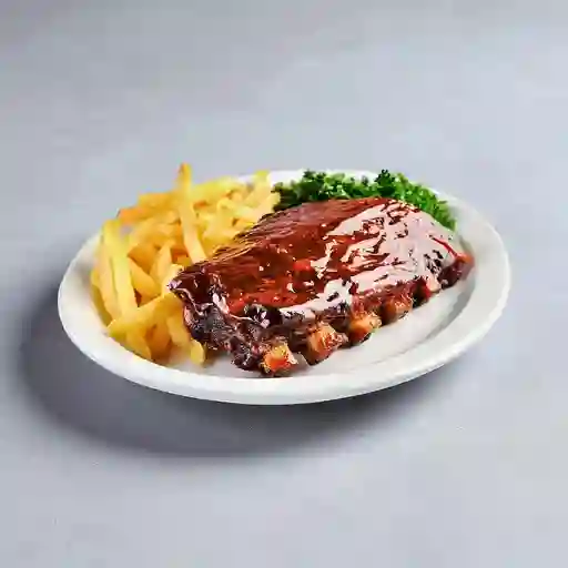 Almuerzo con Costilla Bbq
